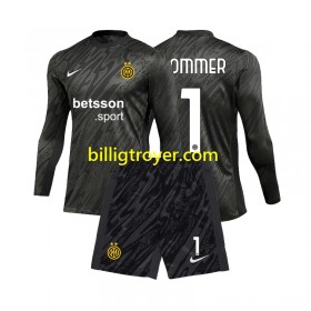 Billige Fotballdrakter Inter Milan Yann Sommer 1 Keeper Barn Tredjedraktsett 2024/25 Langermet